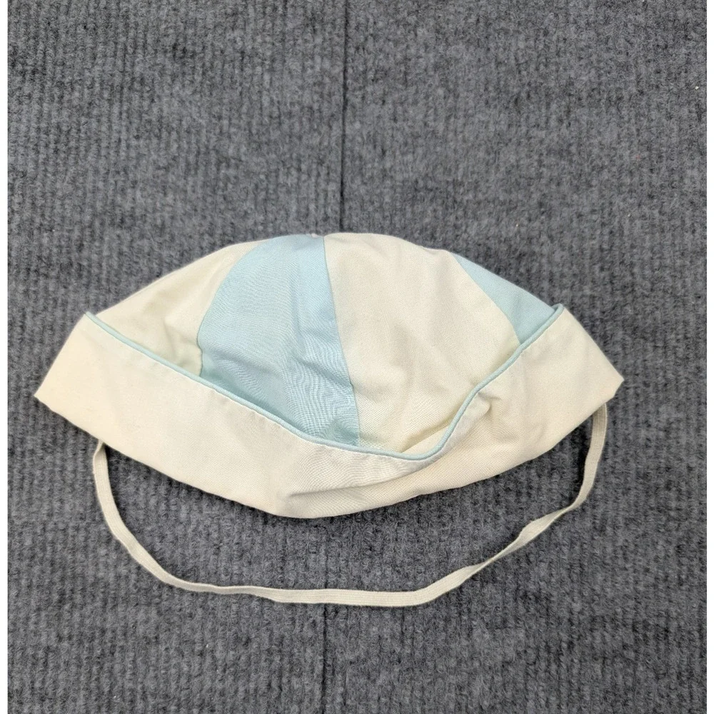 Vintage Baby Togs Brimless Docker Cap Kids Boys One Size Nautical Christening